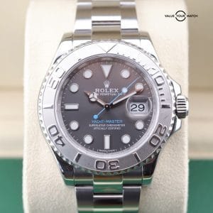 Rolex Yacht-Master 116622 40mm Rhodium Dial Steel X Platinum 2018 B&P