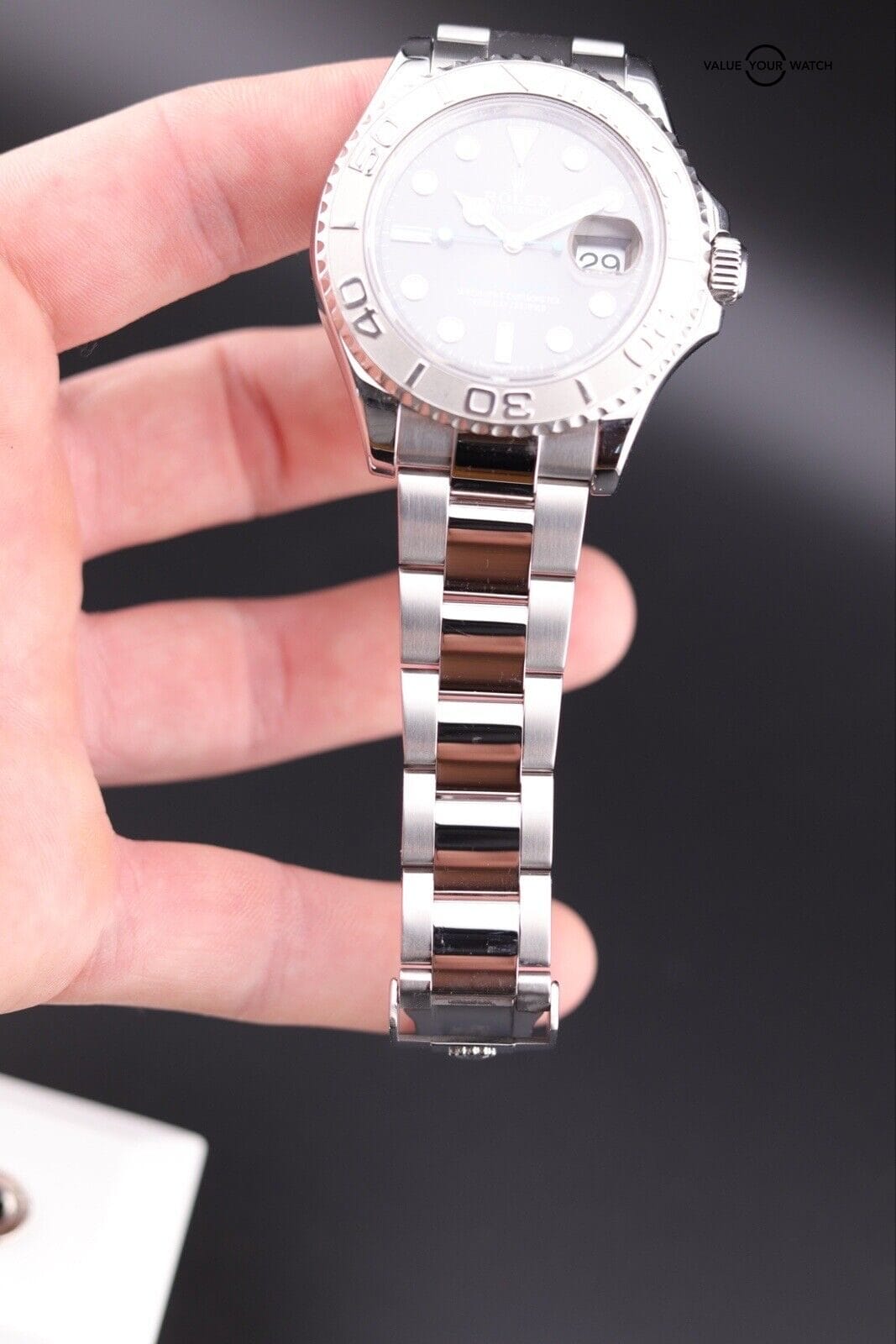 Rolex Yacht-Master 116622 40mm Rhodium Dial Steel X Platinum 2018 B&P - Image 9