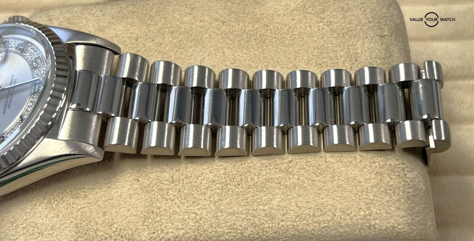 Rolex Day Date President 18239 Rhodium Myriad Dial 18K White Gold BOX/PAPERS! - Image 5