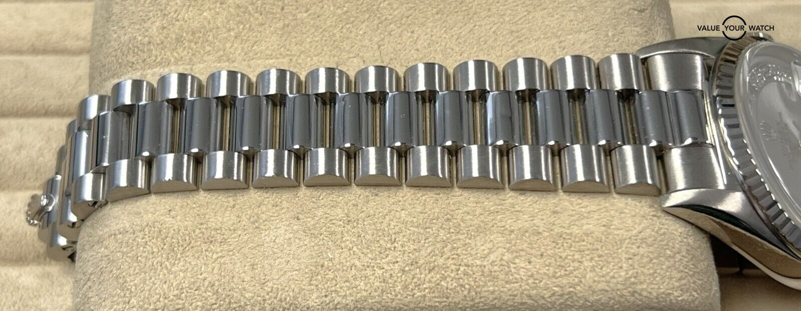 Rolex Day Date President 18239 Rhodium Myriad Dial 18K White Gold BOX/PAPERS! - Image 6