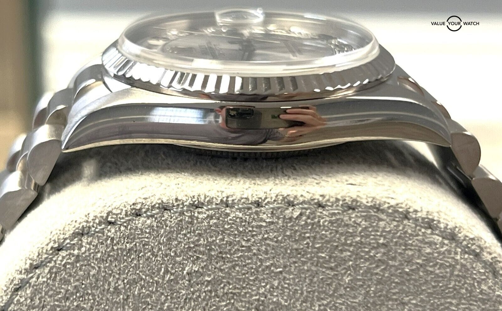 Rolex Day Date President 18239 Rhodium Myriad Dial 18K White Gold BOX/PAPERS! - Image 15