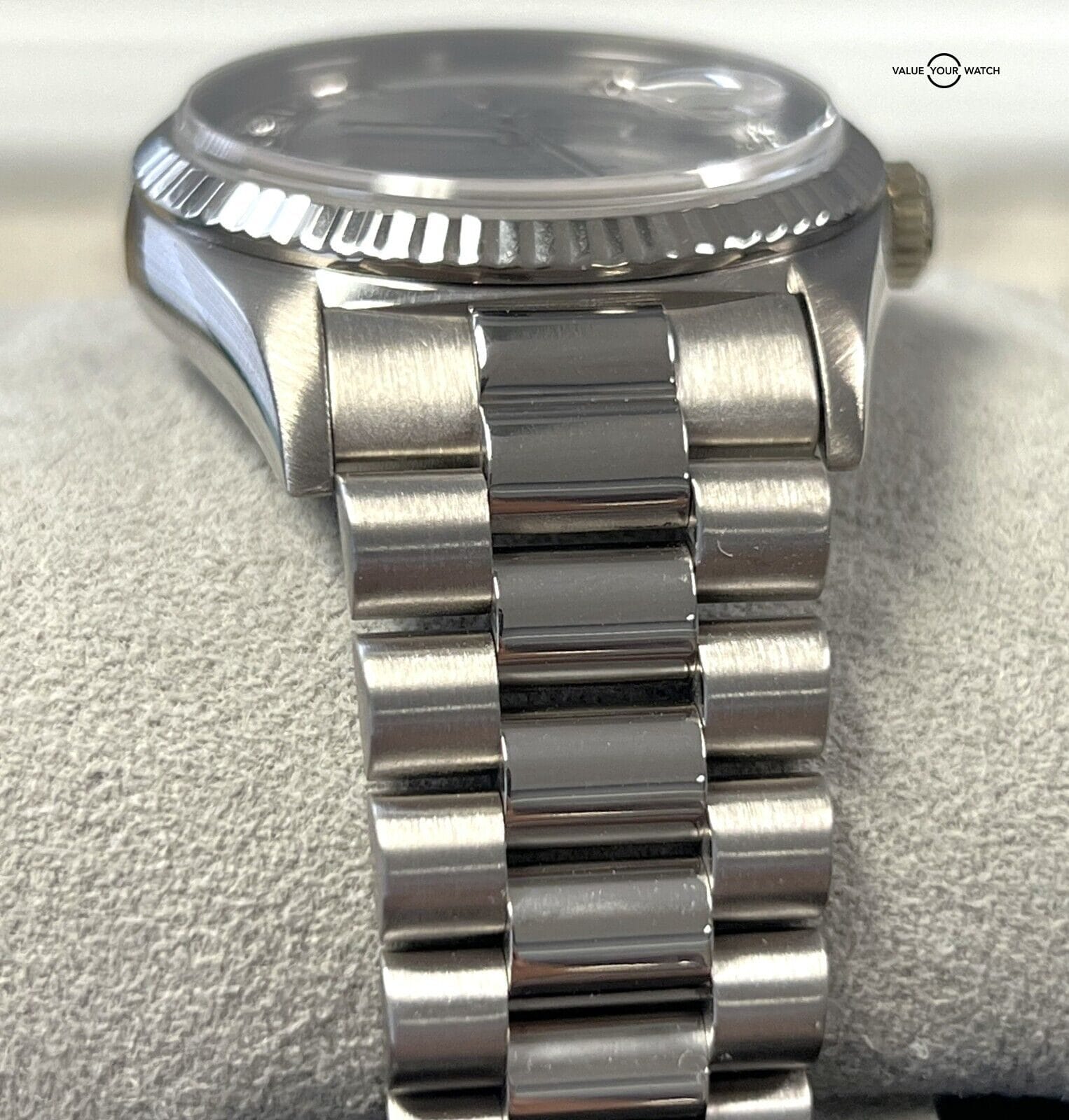 Rolex Day Date President 18239 Rhodium Myriad Dial 18K White Gold BOX/PAPERS! - Image 17