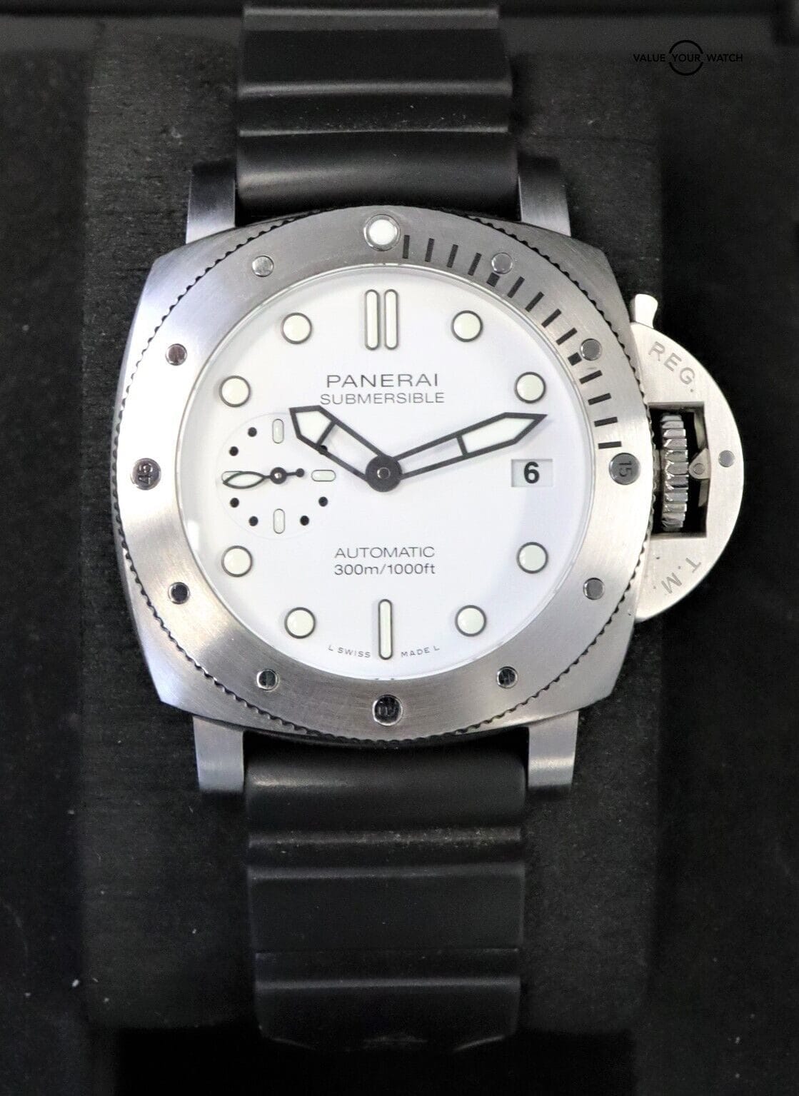 Panerai Luminor Submersible 42mm Bianco Stainless Steel Pam01223 BOXES/PAPERS! - Image 7
