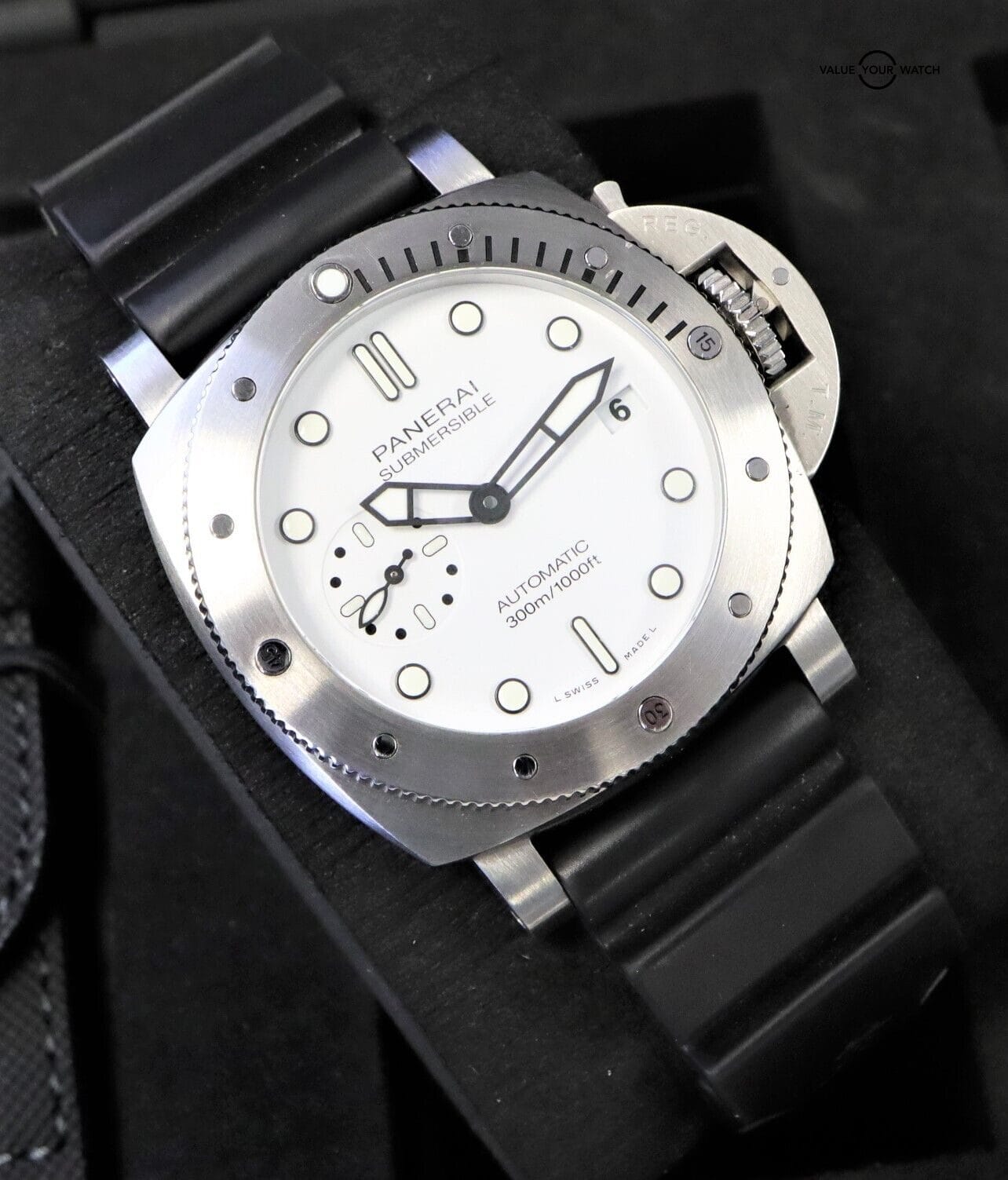 Panerai Luminor Submersible 42mm Bianco Stainless Steel Pam01223 BOXES PAPERS Value Your Watch