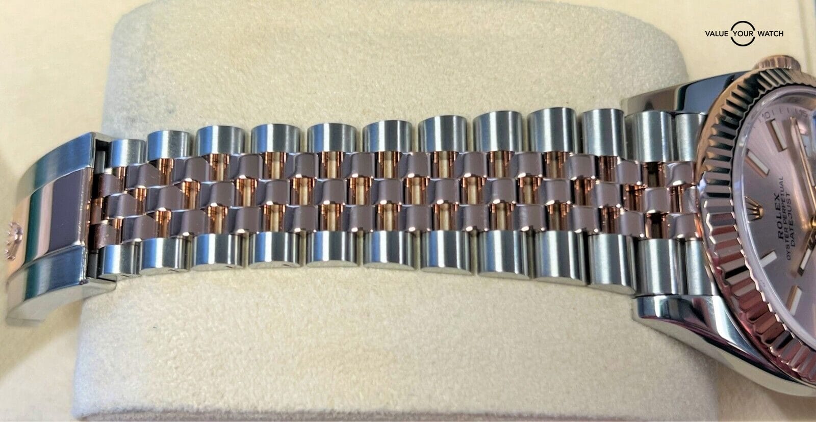 Rolex Datejust 41mm 18K Rose Gold & SS Sundust Dial Jubilee 126331 BOXES/PAPERS! - Image 14