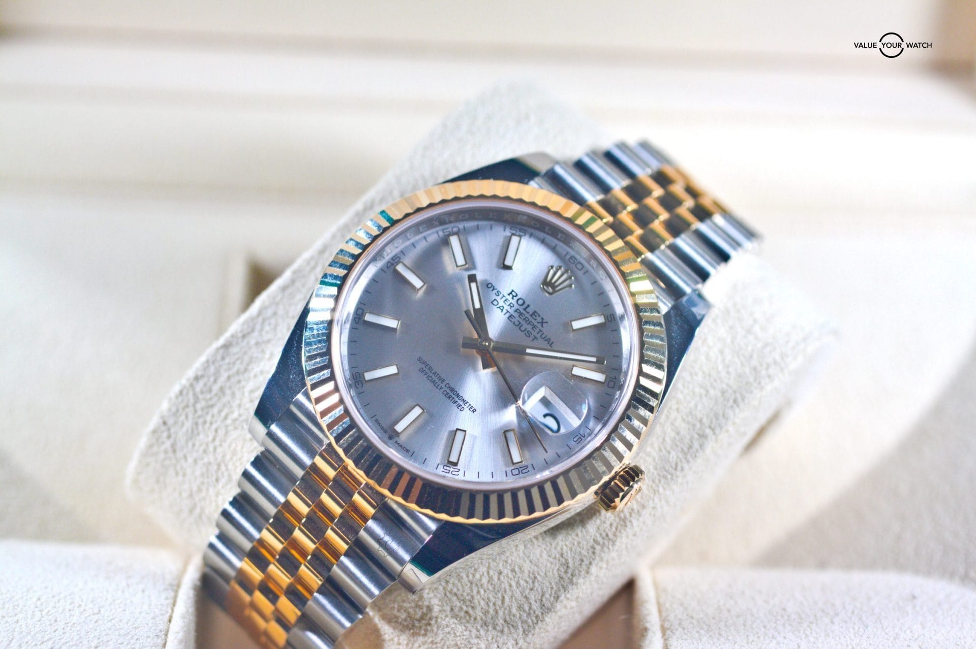 Rolex Datejust 41mm 126333 Silver Dial Steel Yellow Gold Box & Papers - Image 7