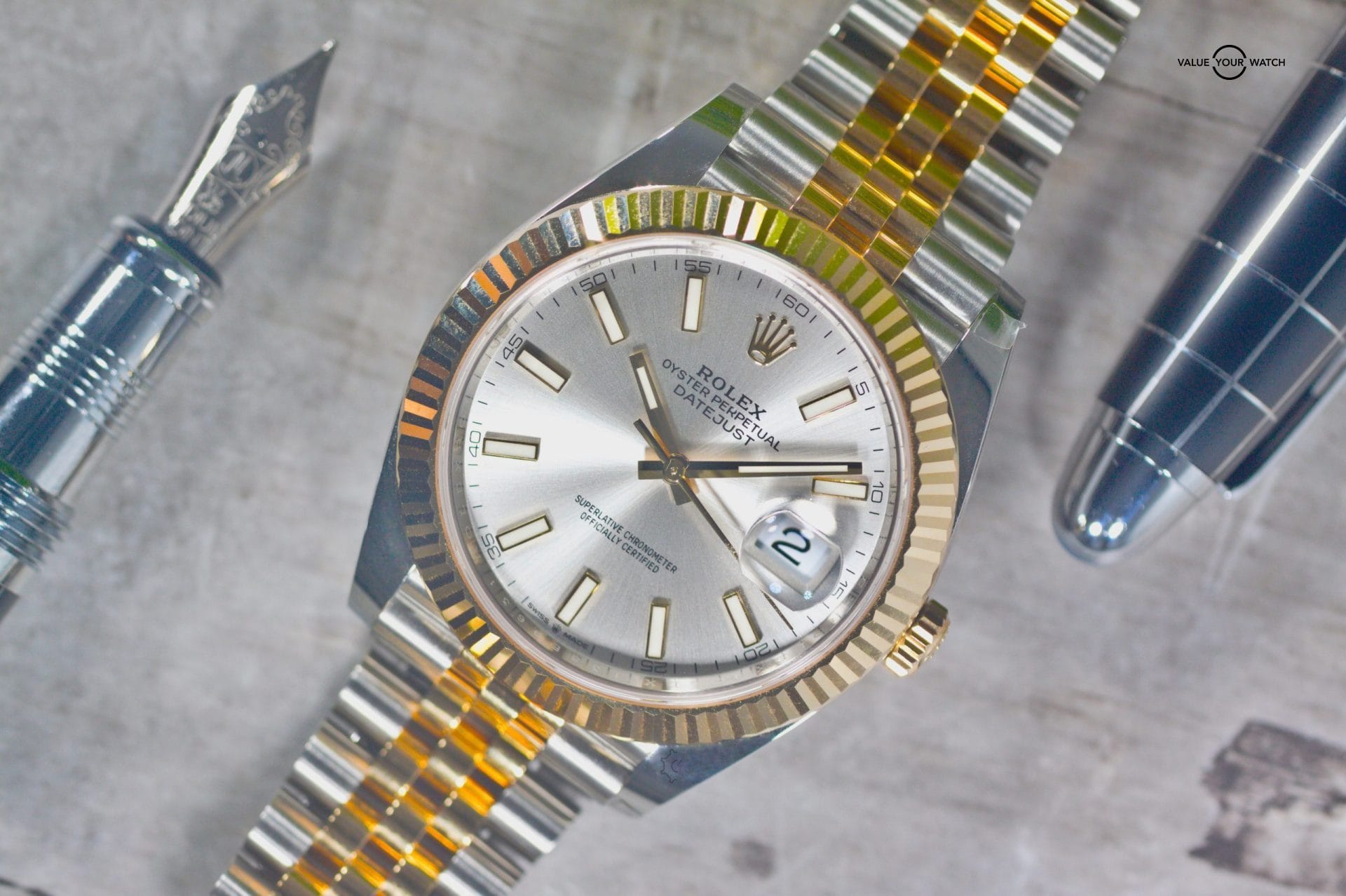 Rolex Datejust 41mm 126333 Silver Dial Steel Yellow Gold Box & Papers - Image 4