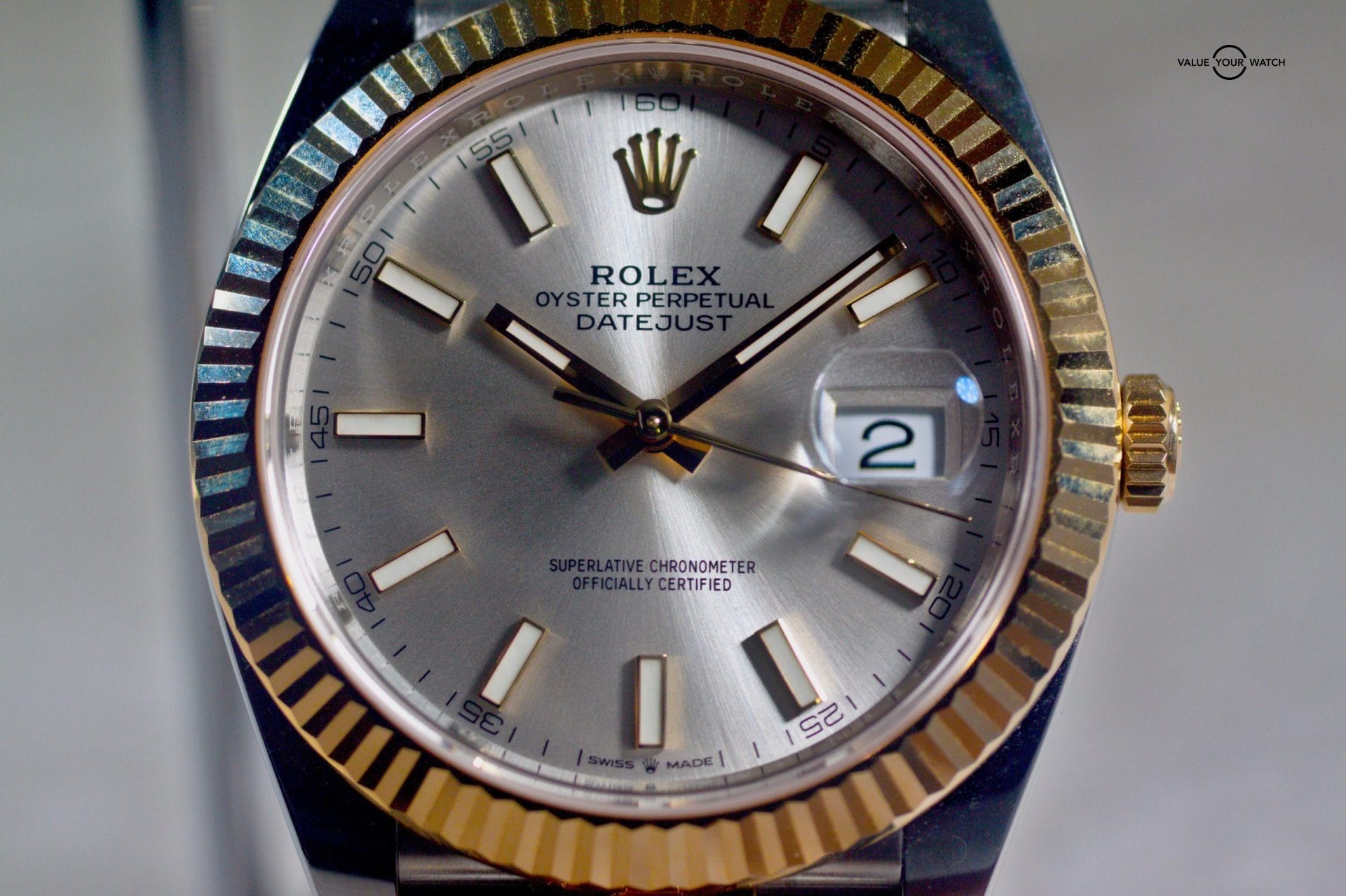 Rolex Datejust 41mm 126333 Silver Dial Steel Yellow Gold Box & Papers - Image 8