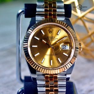 Rolex Datejust 41mm 126333 Champagne Dial Steel Yellow Gold Box & Papers UNWORN