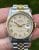 Fresh Service! Rolex Datejust 16233 Ivory Pyramid Dial 36mm Men’s Watch