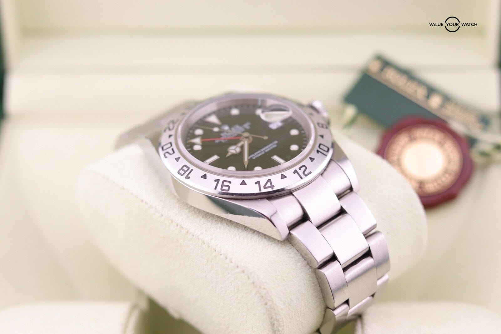 Rolex Explorer II GMT 16570 No Holes Case B&P - Image 4