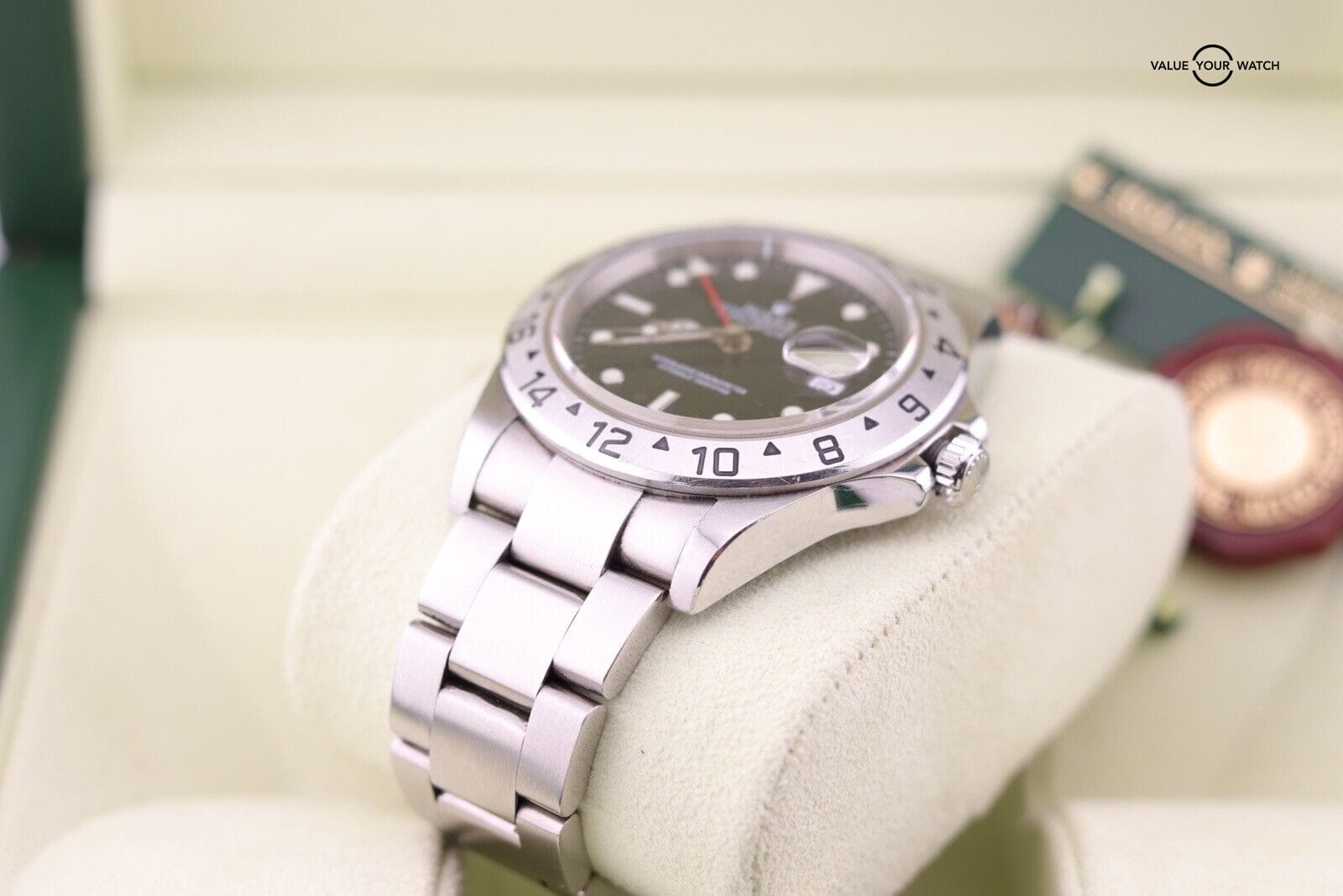 Rolex Explorer II GMT 16570 No Holes Case B&P - Image 15