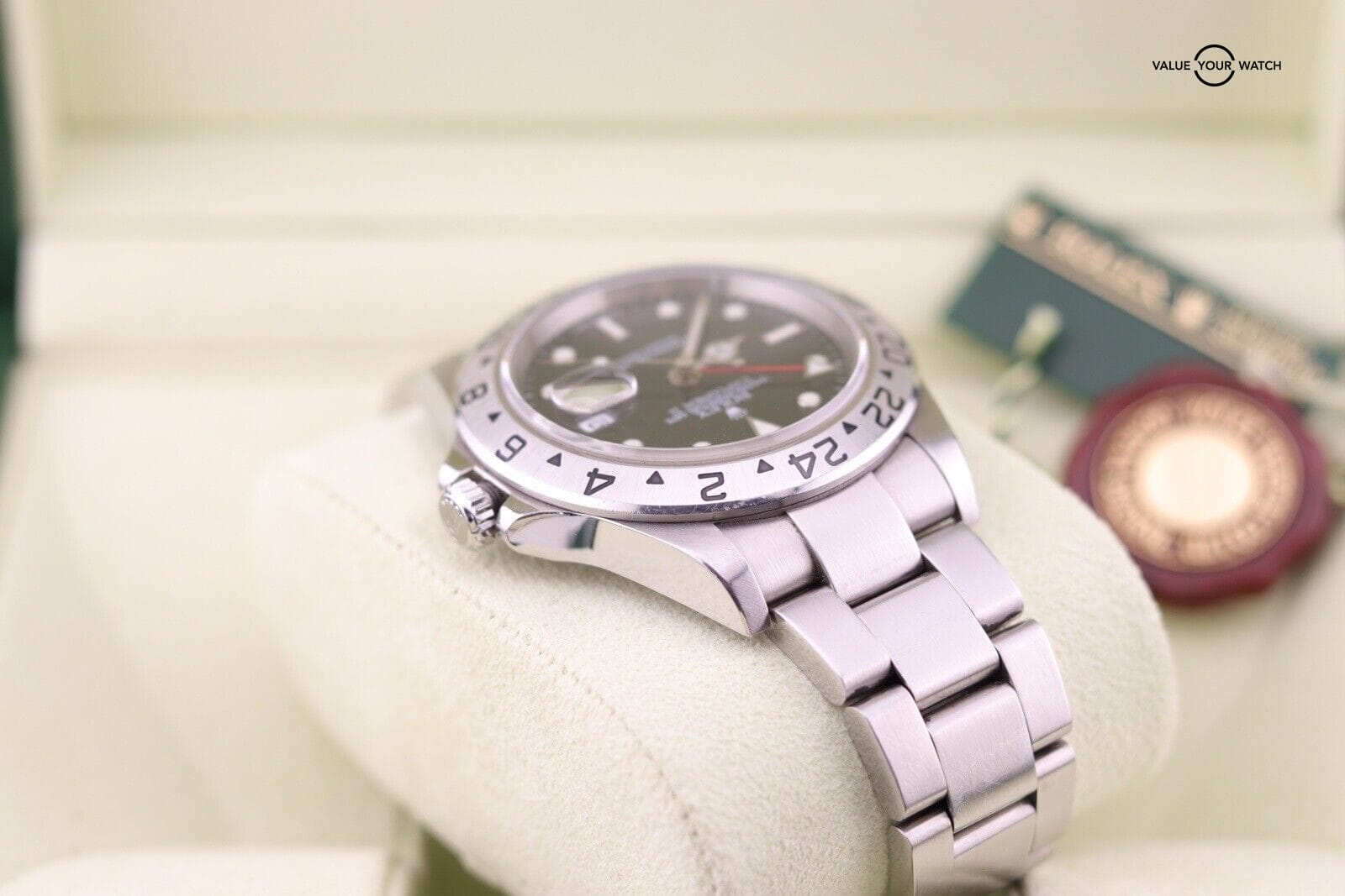 Rolex Explorer II GMT 16570 No Holes Case B&P - Image 16