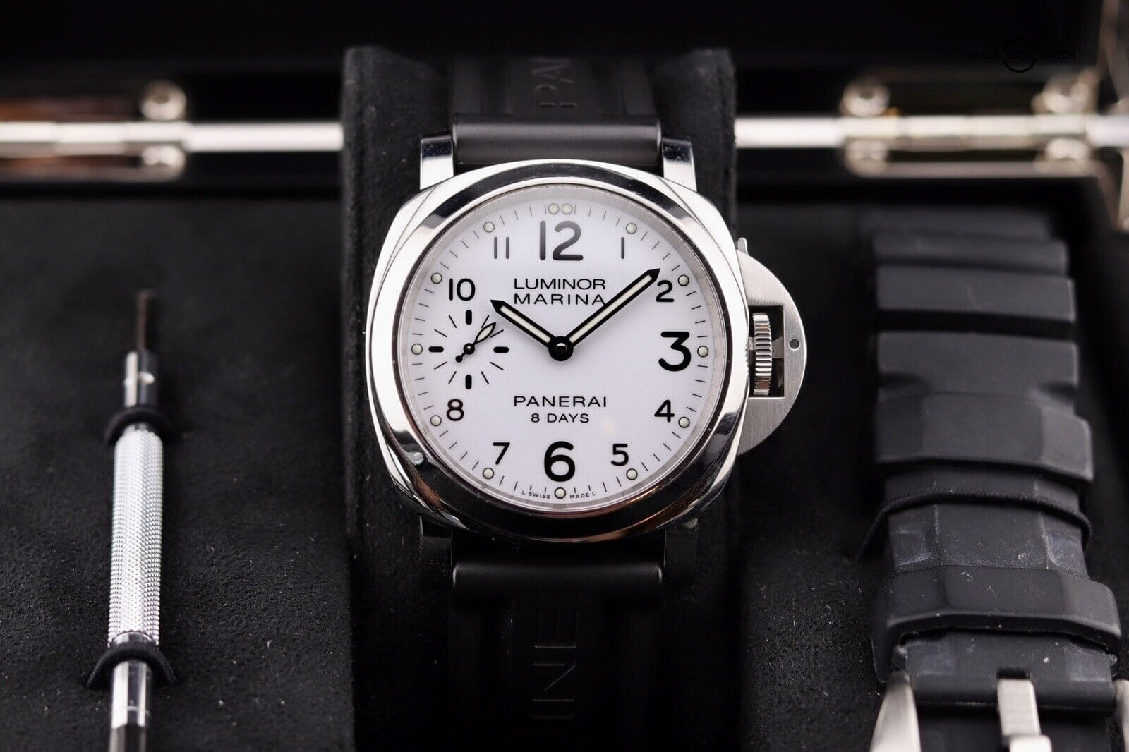 Panerai Luminor Marina 44 8 Days White PAM00563 B&P