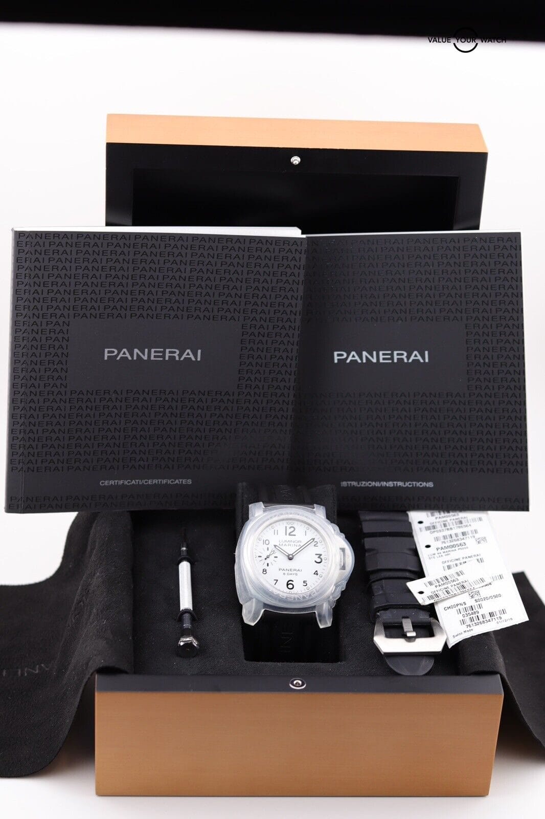 Panerai Luminor Marina 44 8 Days White PAM00563 B P Value Your Watch