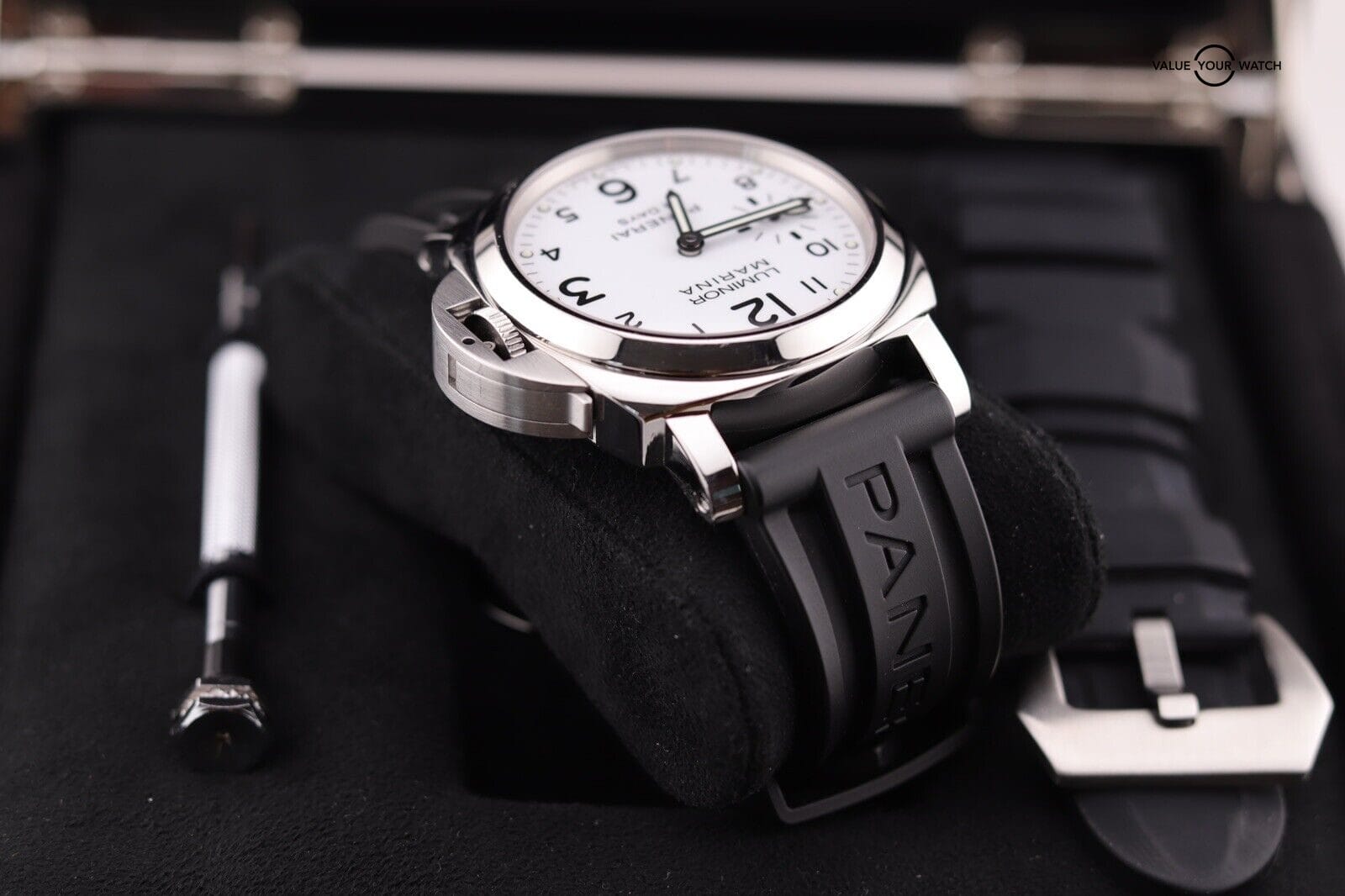 Panerai Luminor Marina 44 8 Days White PAM00563 B&P - Image 7
