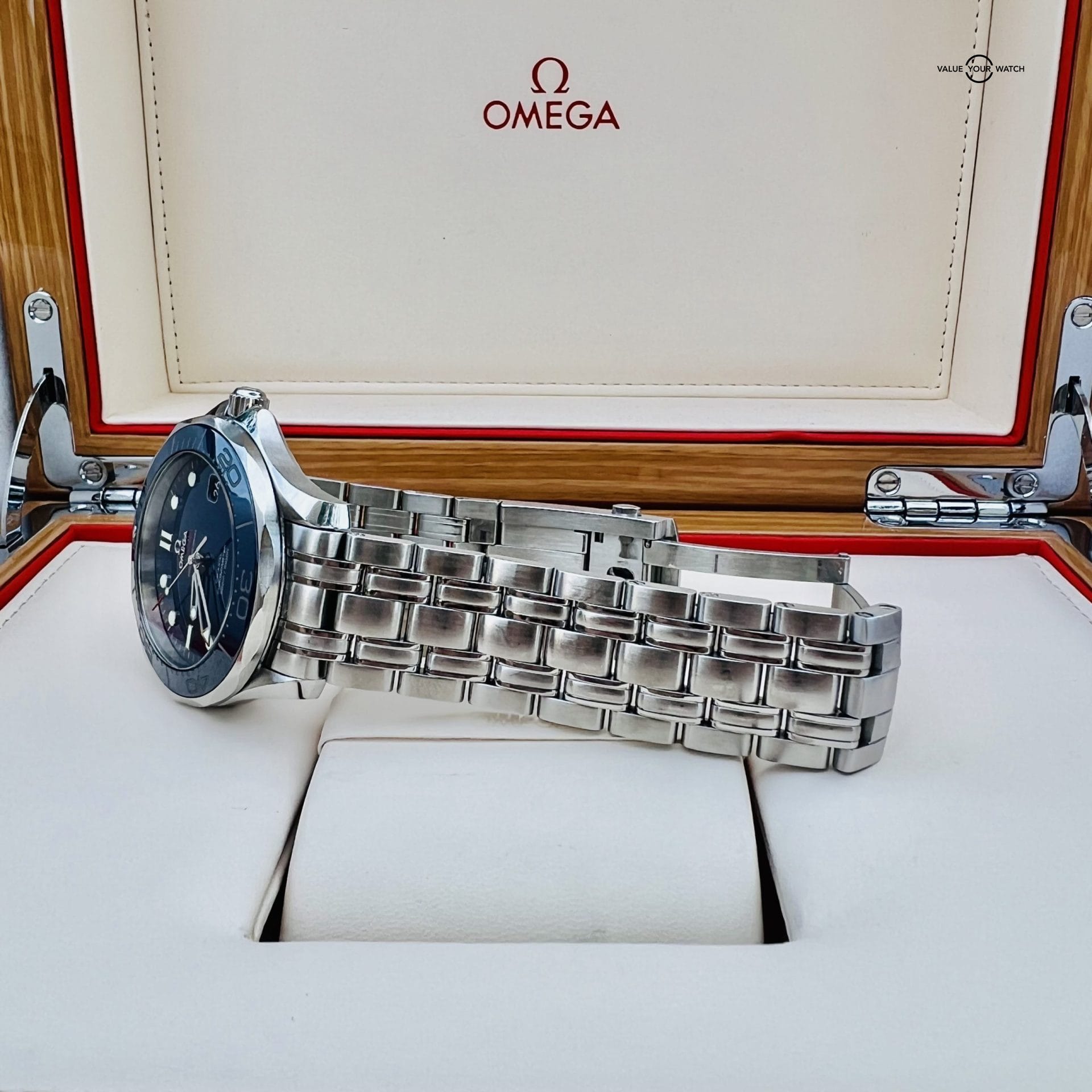 Omega Seamaster Professional Blue 212.30.41.20.03.001 Men’s Dive Watch w/ Box & Papers - Image 5