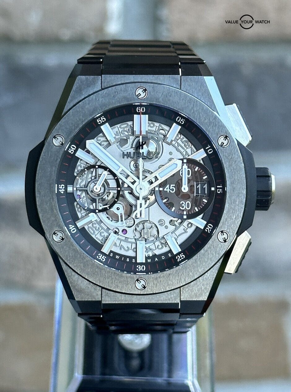 Hublot Big Bang Integral Chronograph Black Ceramic w/ Warranty - 451.CX.1170.CX - Image 2