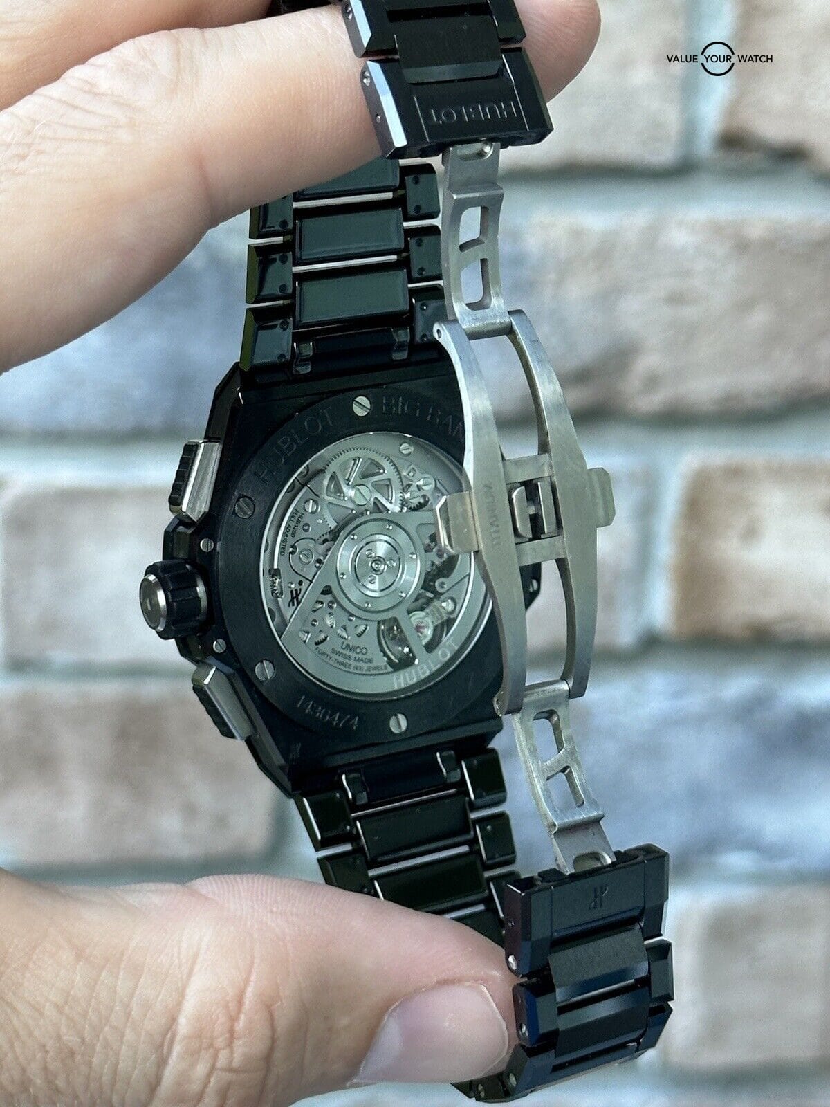 Hublot Big Bang Integral Chronograph Black Ceramic w/ Warranty - 451.CX.1170.CX - Image 7