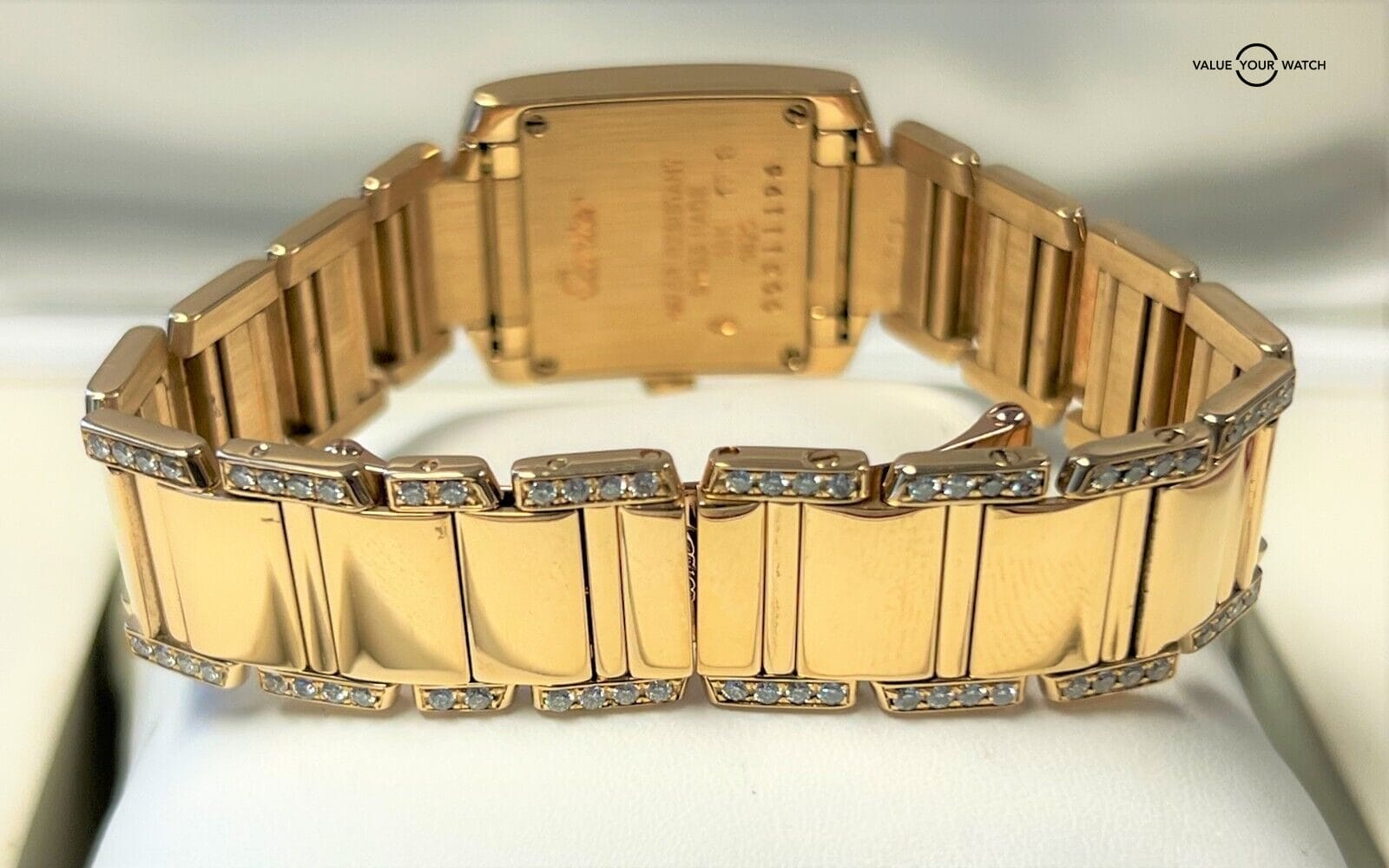 Cartier Tank Française W50002N2 Small 18K Yellow Gold Ladies Watch! - Image 12