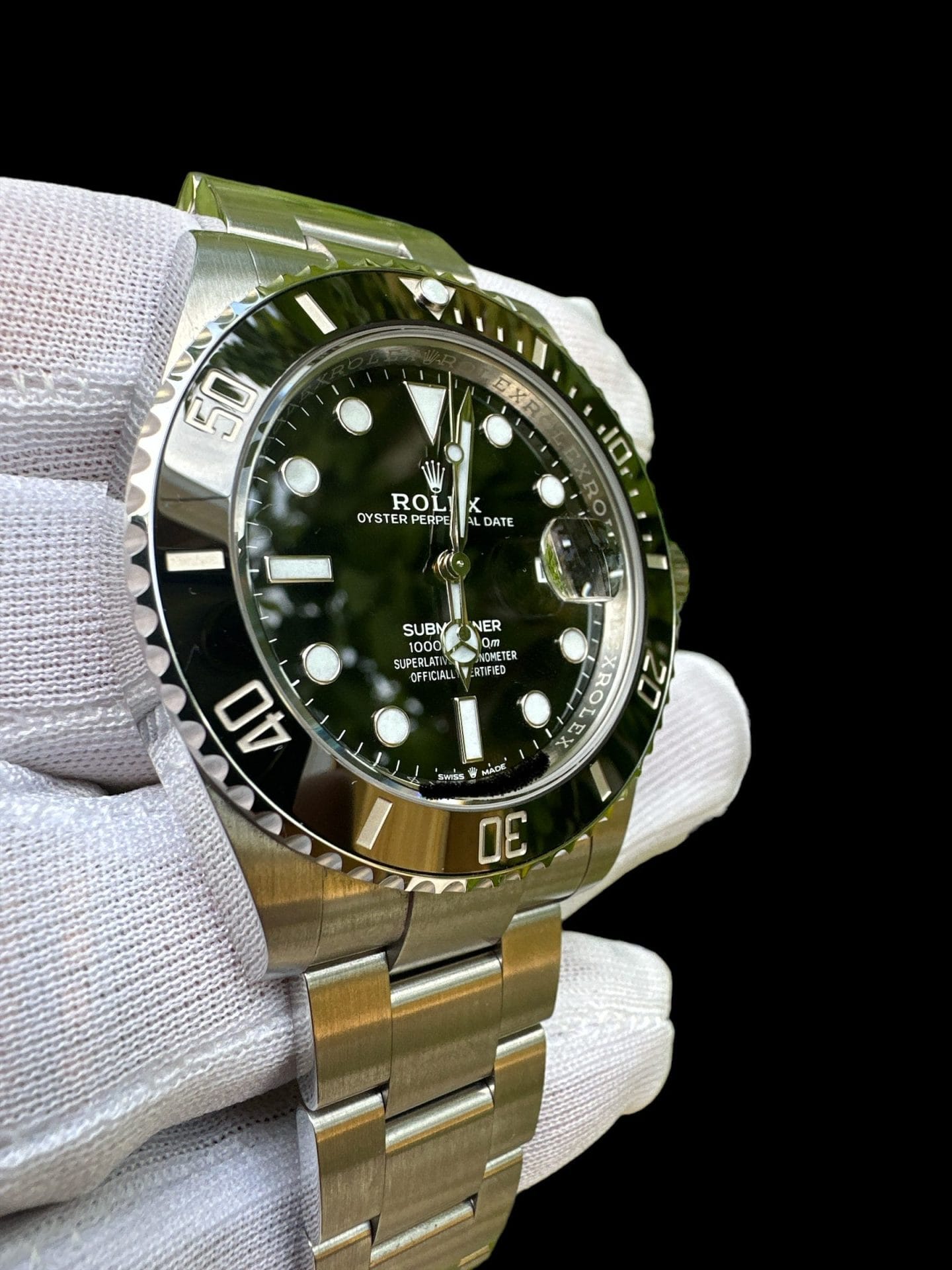 Rolex Ceramic Hulk Submariner Date Stainless Steel Watch Ref