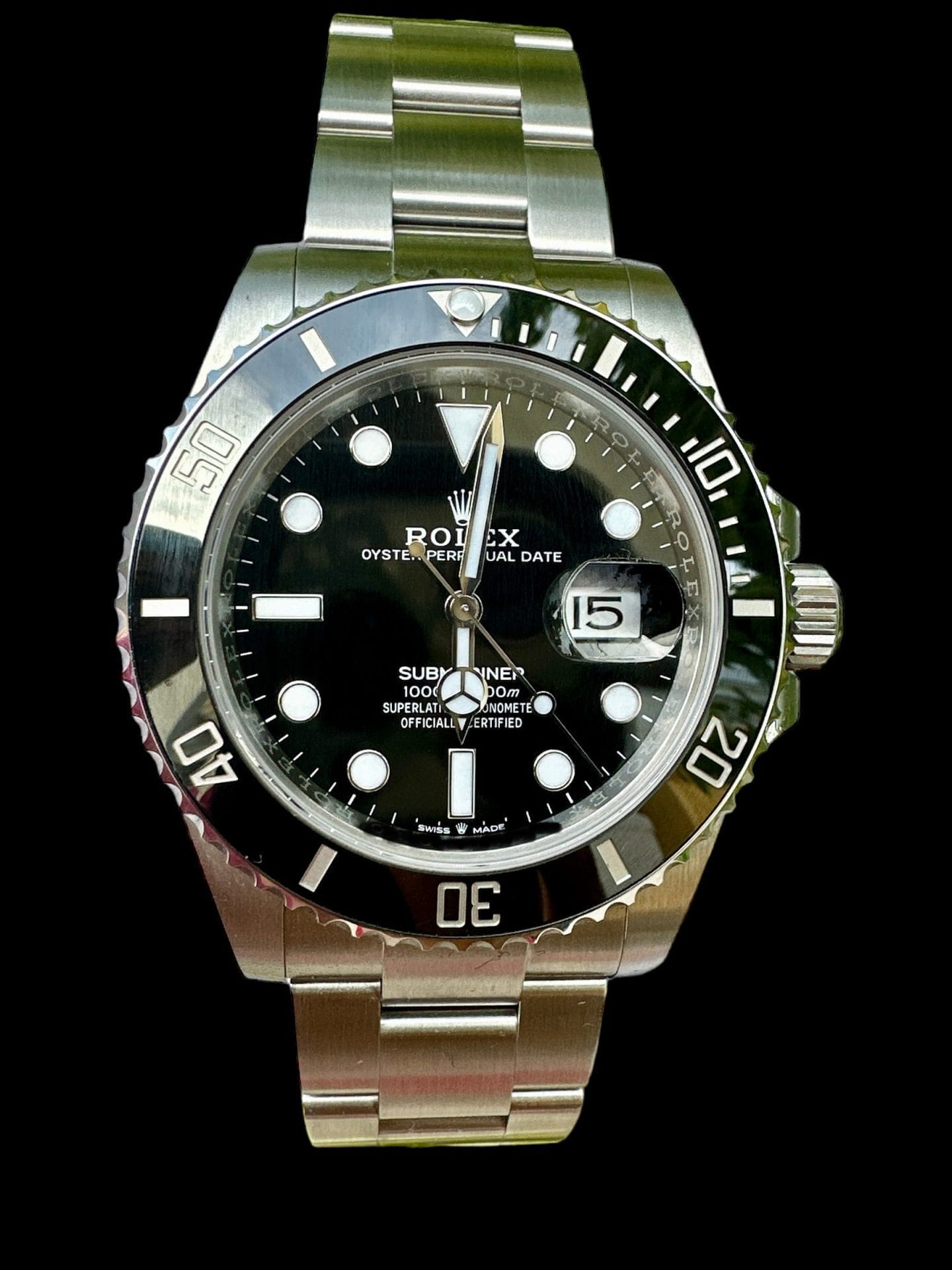 Rolex Submariner Date 2022 stainless steel black ceramic bezel 41mm 116610LN - Image 9