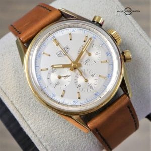 Tag Heuer Carrera Reissue 1964 CS3140 18K Yellow Gold!