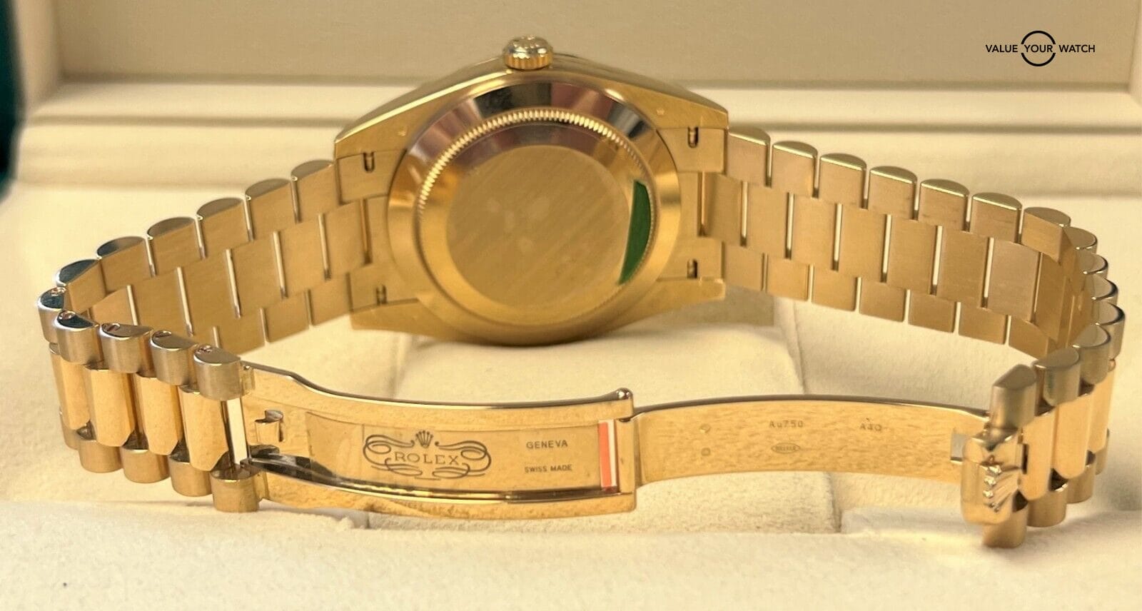 Rolex 228238 Day-Date 40mm Silver Motif Dial 18K Yellow Gold 2021/BOXES/PAPERS! - Image 14