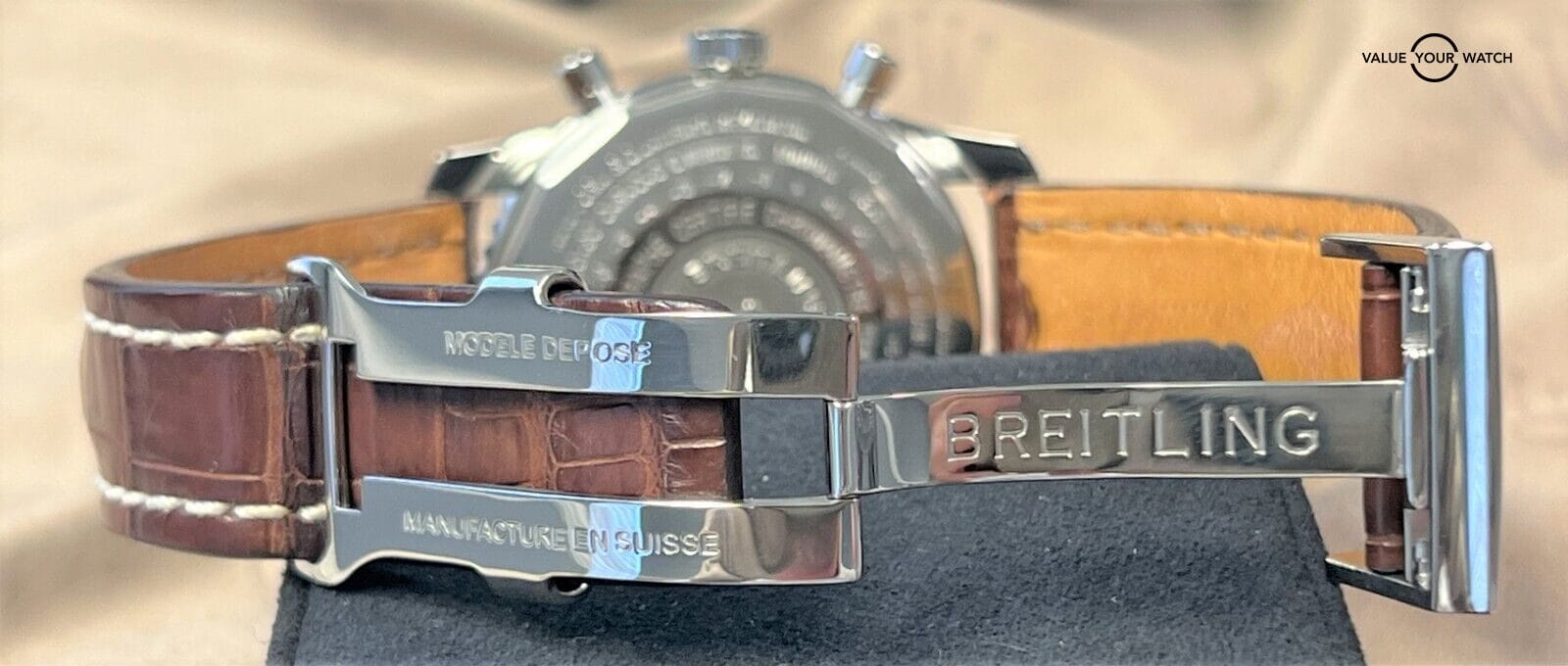 Breitling Navitimer World GMT 46 Silver Dial A24322 BOXES/PAPERS! - Image 11