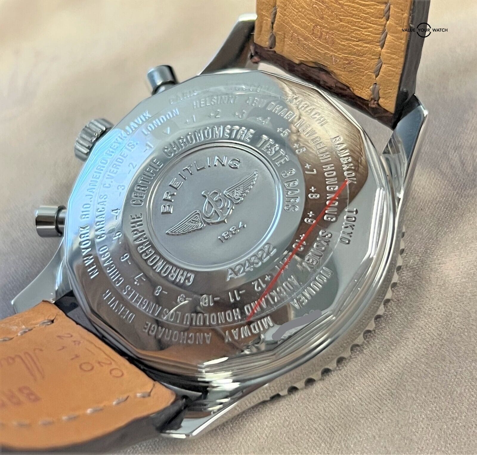 Breitling Navitimer World GMT 46 Silver Dial A24322 BOXES/PAPERS! - Image 12