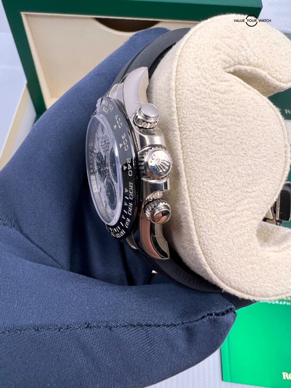 2023 New Unworn White Tag Stickers Meteorite Dial White Gold Oysterflex Daytona - Image 2