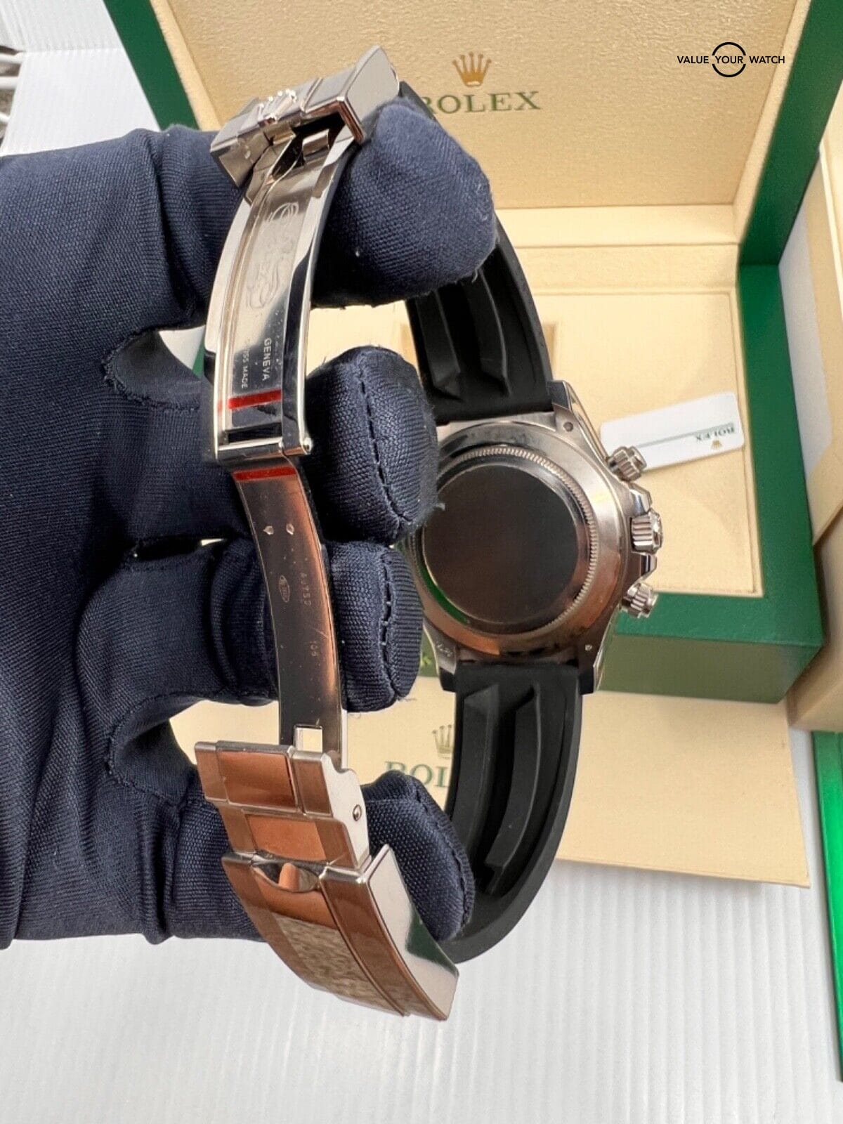 2023 New Unworn White Tag Stickers Meteorite Dial White Gold Oysterflex Daytona - Image 9