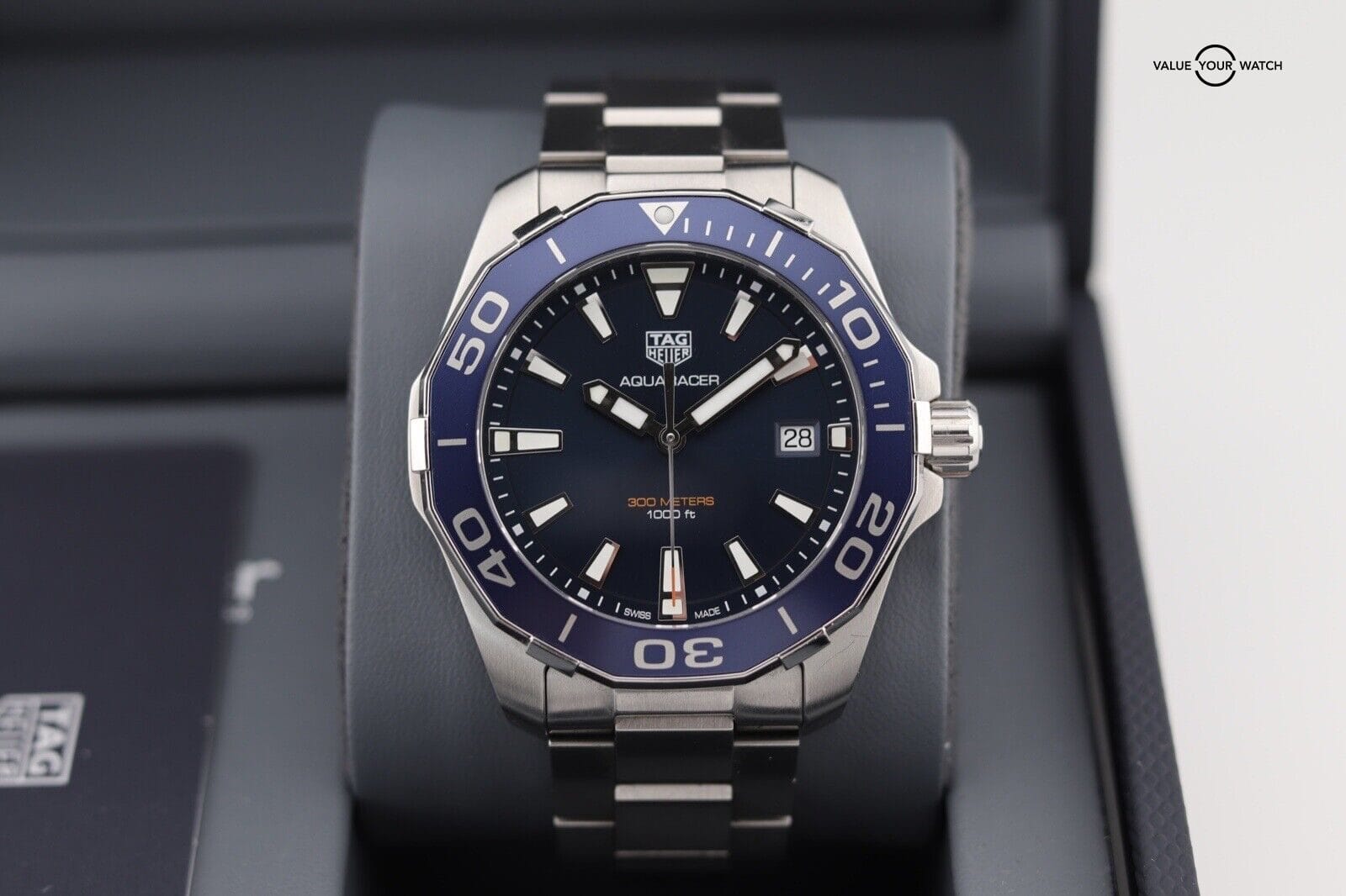 TAG Heuer Aquaracer 300m 41mm Blue Men's Watch - WAY111C