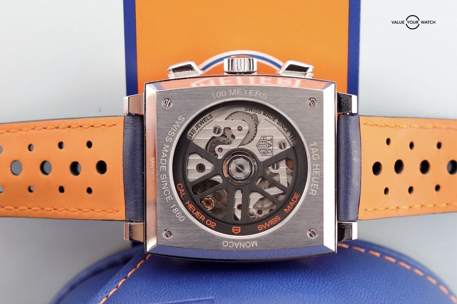 Tag Heuer Monaco Calibre 02 Gulf Edition CBL2111 Box + Card - Image 5