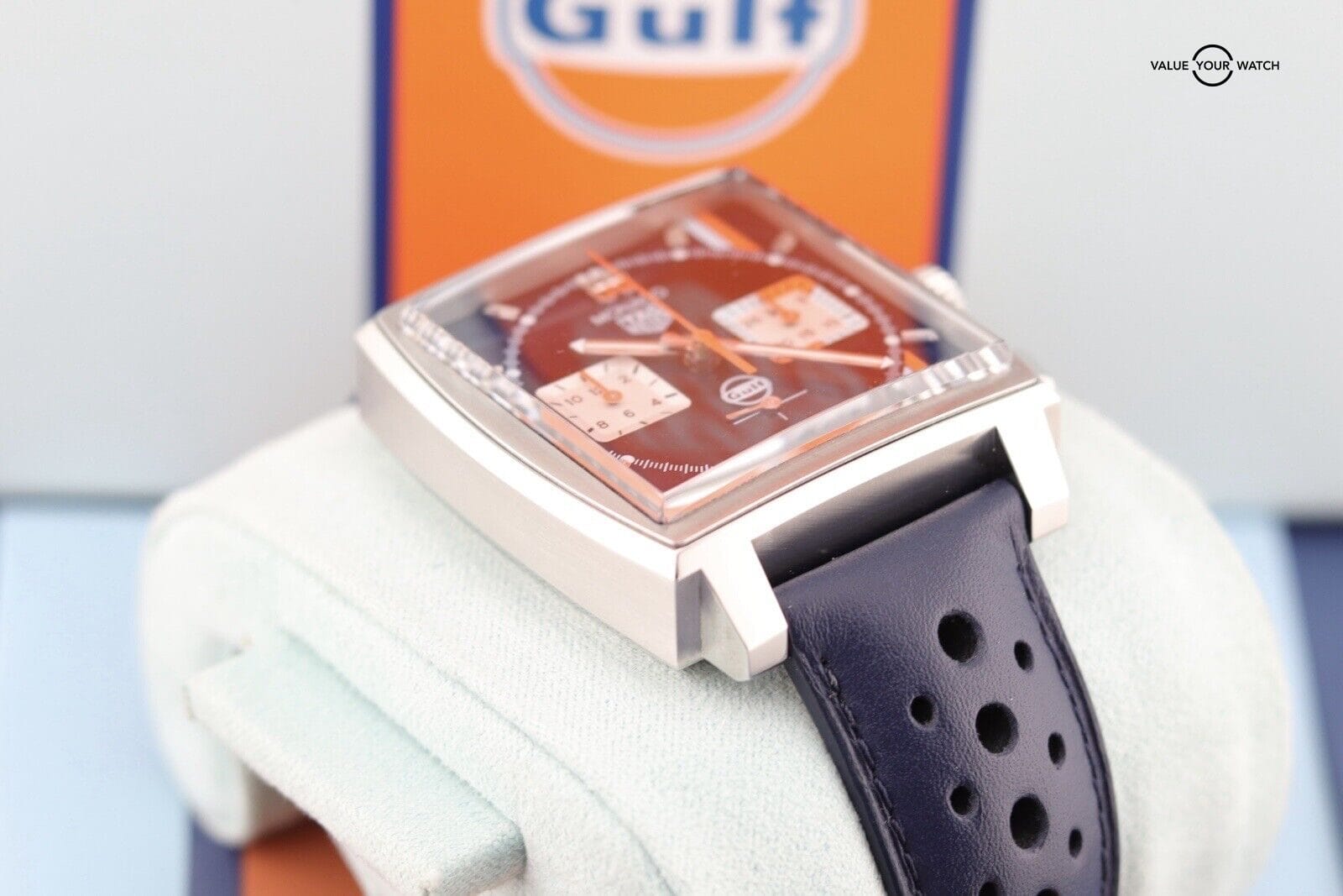 Tag Heuer Monaco Calibre 02 Gulf Edition CBL2111 Box Card