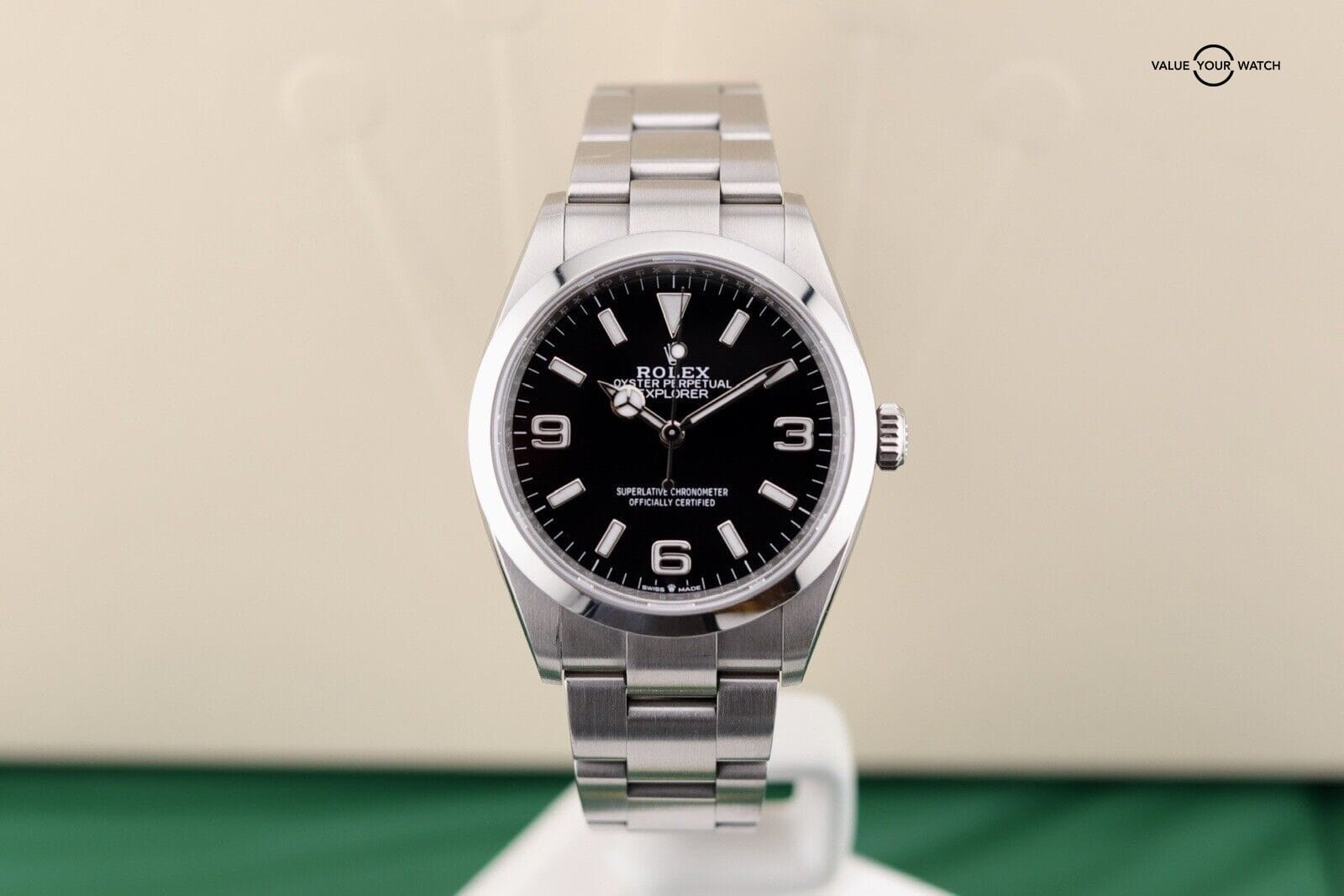 2023 Rolex Explorer 1 124270 36mm Men's Black Watch B&P