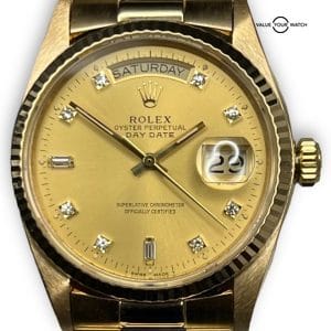 Serviced 1987 Rolex Day-Date President 18038. Full Collector Set!