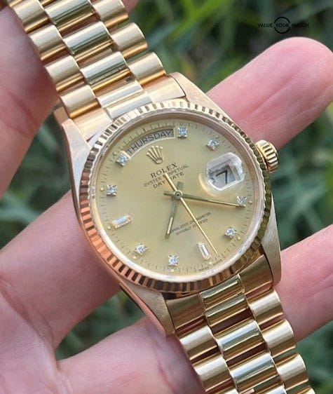 Serviced 1987 Rolex Day-Date President 18038. Full Collector Set! - Image 3