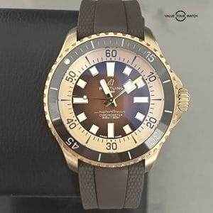 BREITLING SUPEROCEAN AUTOMATIC 44 BROWN DIAL RUBBER STRAP N17376201Q151