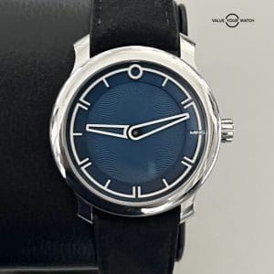 Ming 17.09 Blue Automatic 38mm Steel Mens Strap Watch