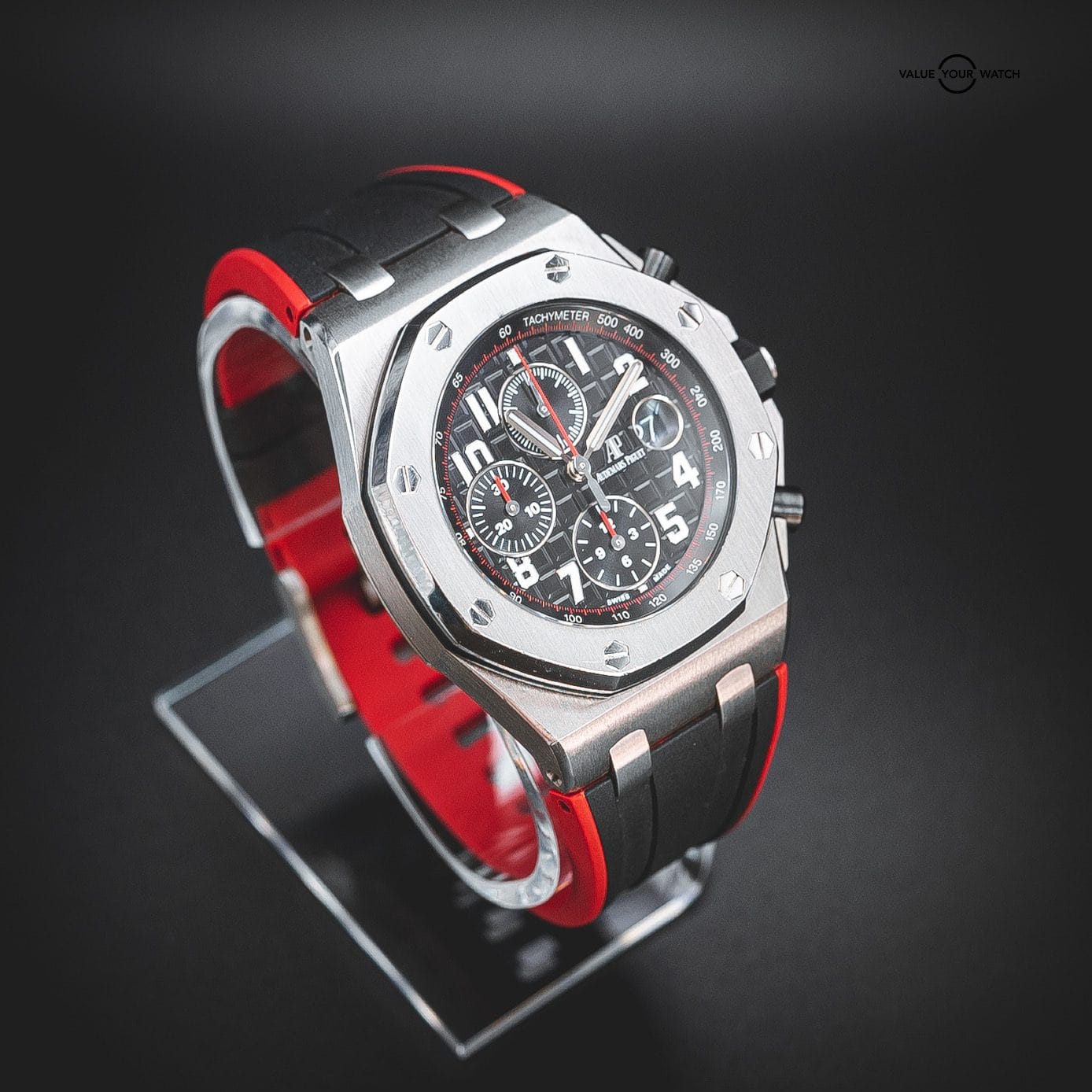 Audemars Piguet Royal Oak Offshore Chronograph “Vampire” Black/Red Dial Steel (42mm, 26470ST.OO.A101CR.01) - Image 6