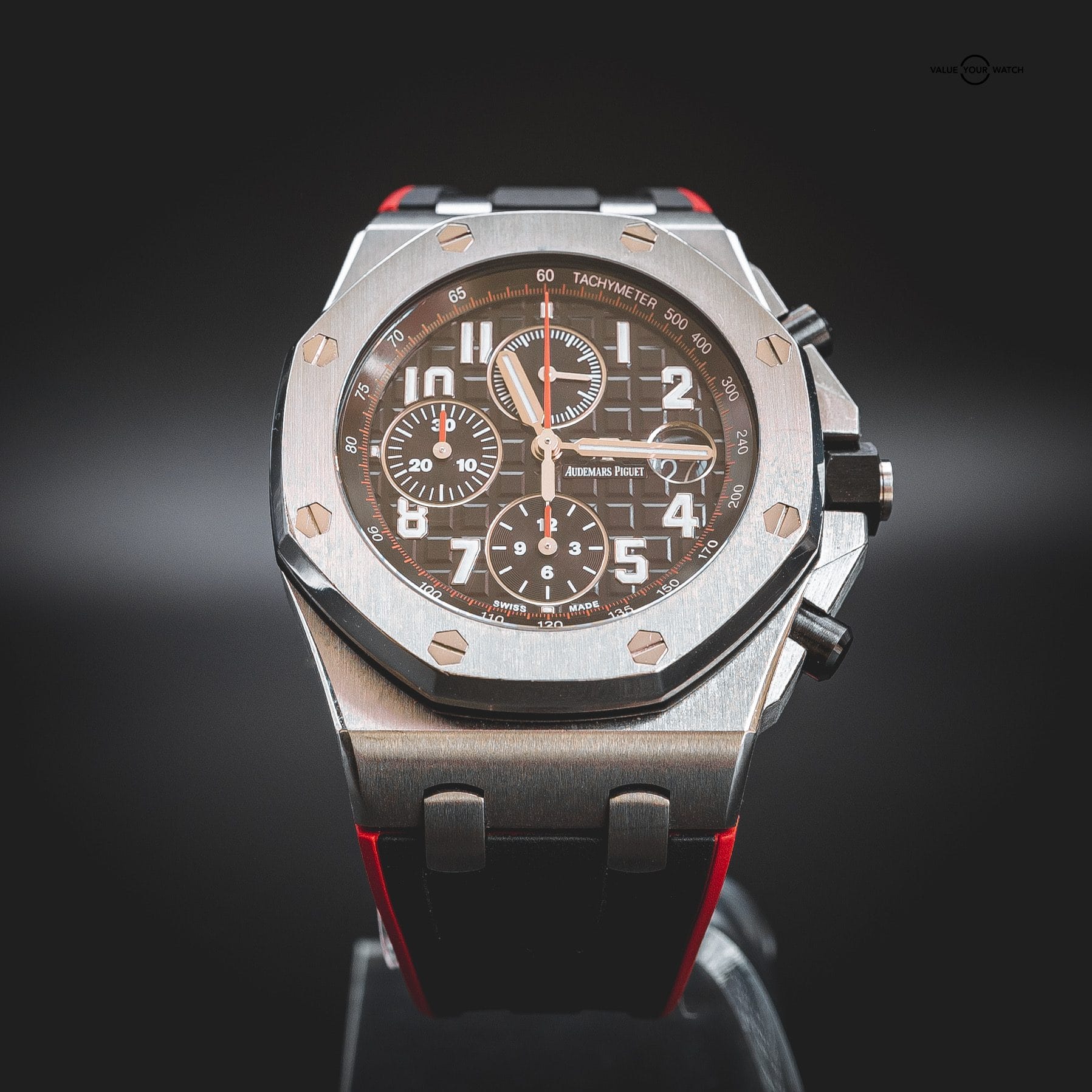Audemars Piguet Royal Oak Offshore Chronograph “Vampire” Black/Red Dial Steel (42mm, 26470ST.OO.A101CR.01) - Image 4