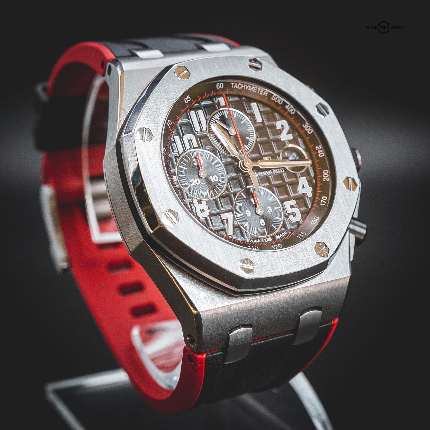 Audemars Piguet Royal Oak Offshore Chronograph “Vampire” Black/Red Dial Steel (42mm, 26470ST.OO.A101CR.01) - Image 7