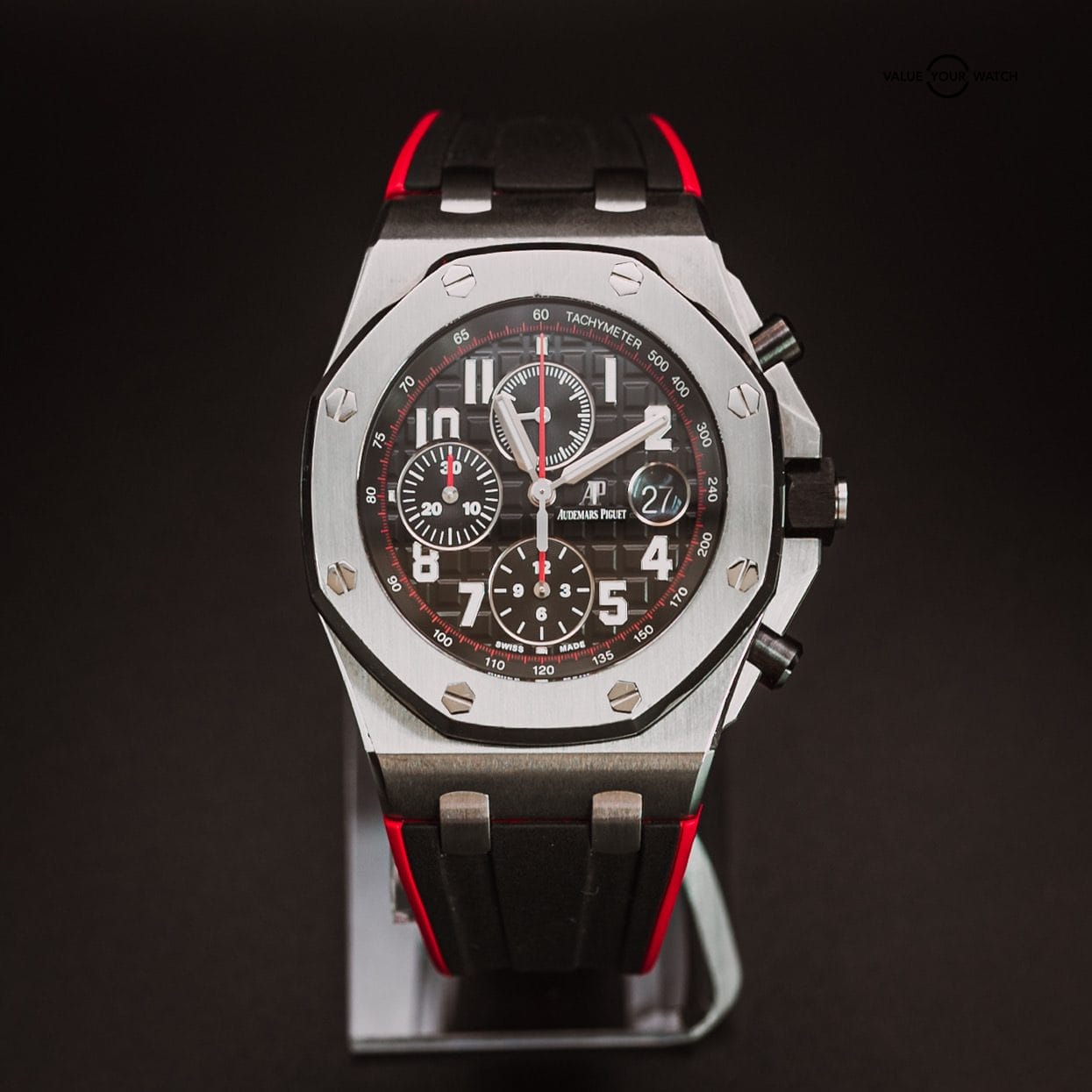 Audemars Piguet Royal Oak Offshore Chronograph “Vampire” Black/Red Dial Steel (42mm, 26470ST.OO.A101CR.01) - Image 2