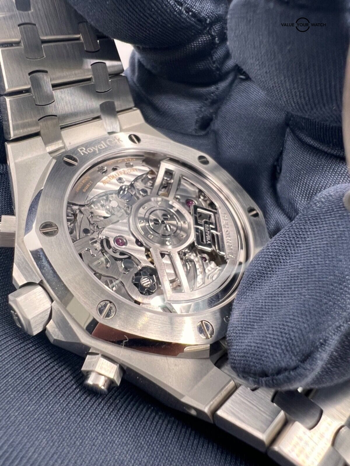 Mint Unpolished50th Anniversary White Dial Audemars Piguet Royal Oak Chronograph - Image 2