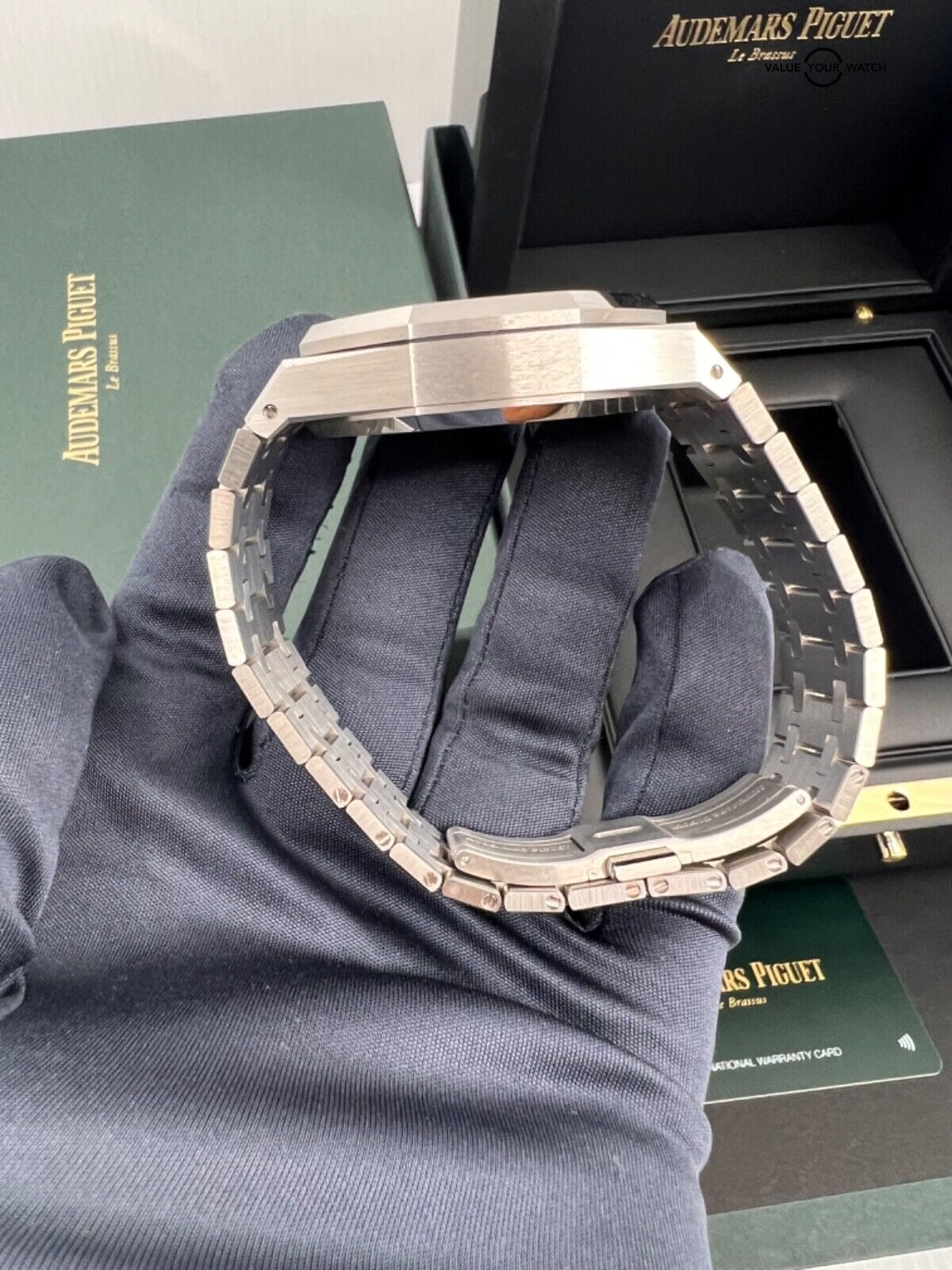 Mint Unpolished50th Anniversary White Dial Audemars Piguet Royal Oak Chronograph - Image 7