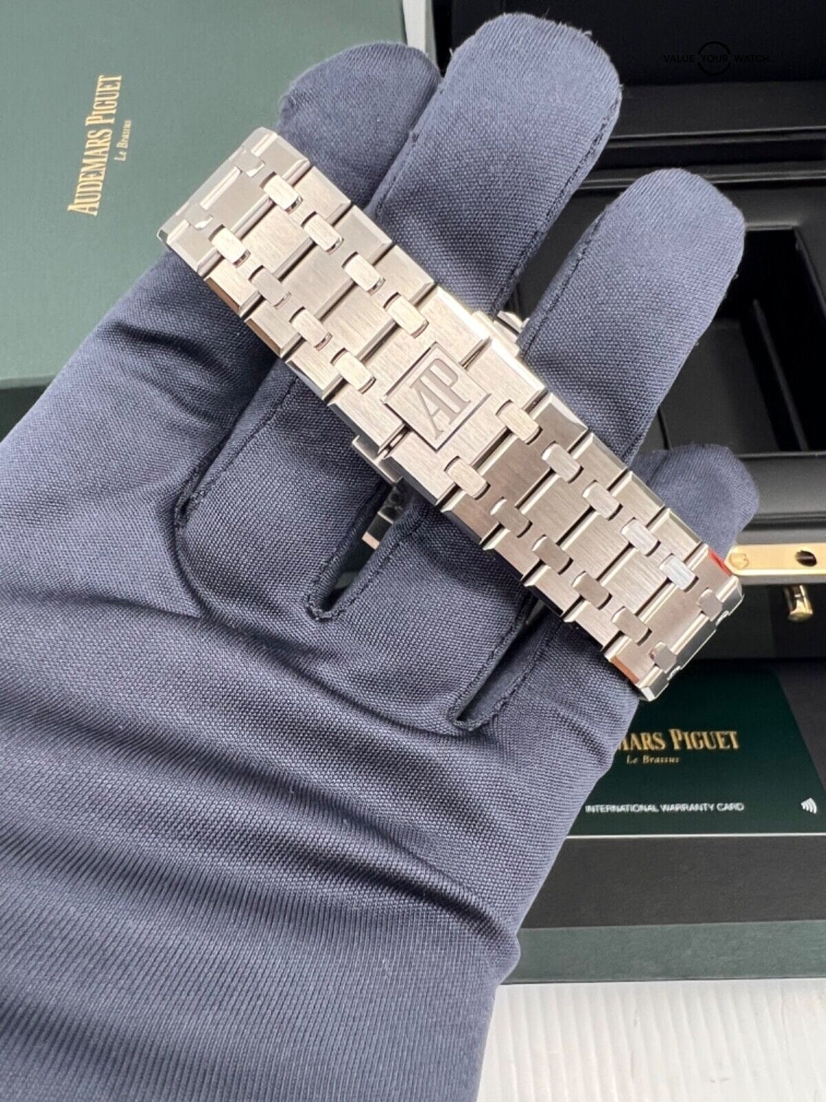 Mint Unpolished50th Anniversary White Dial Audemars Piguet Royal Oak Chronograph - Image 11