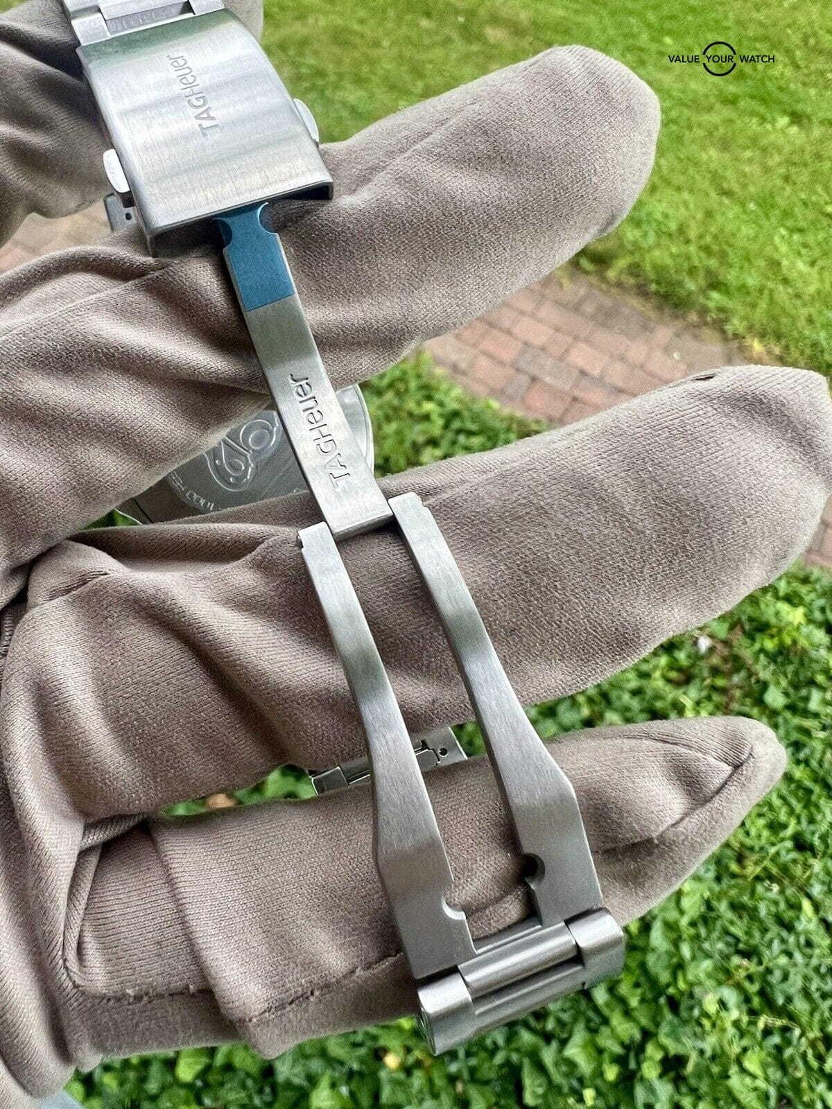 TAG Heuer Aquaracer Automatic Calibre 5 Gray Dial Men's Watch - WAY2113.BA0910 - Image 14