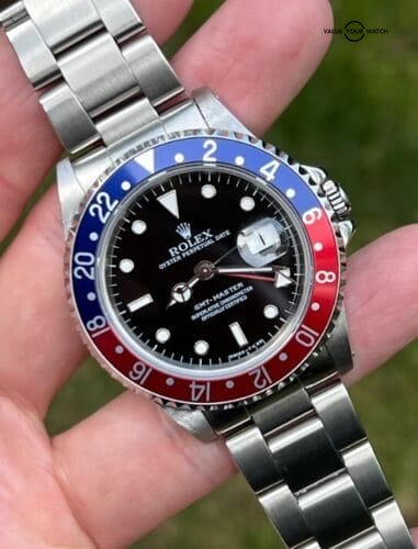 Serviced 1997 Rolex GMT Master Pepsi 16700 Sapphire Quick Set Date, Box/Papers - Image 5