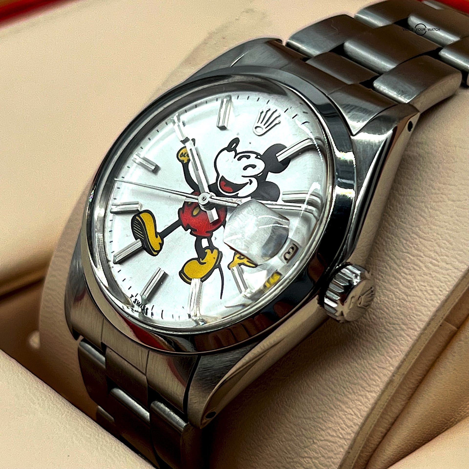 Rolex Oyster Perpetual Date 1500 Mickey Mouse Dial 34mm - Image 2